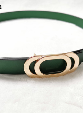 头层牛皮皮带TG2.5素面板扣-3皮带头层植鞣革皮带简约百搭包邮