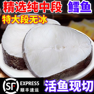 鳕鱼中段块新鲜冷冻鳕鱼片特大深海雪鱼肉鳕鱼排非银鳕鱼海鲜水产