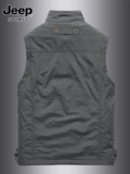 Jeep, джип, мужской демисезонный утепленный жилет для отдыха, майка топ для рыбалки, куртка