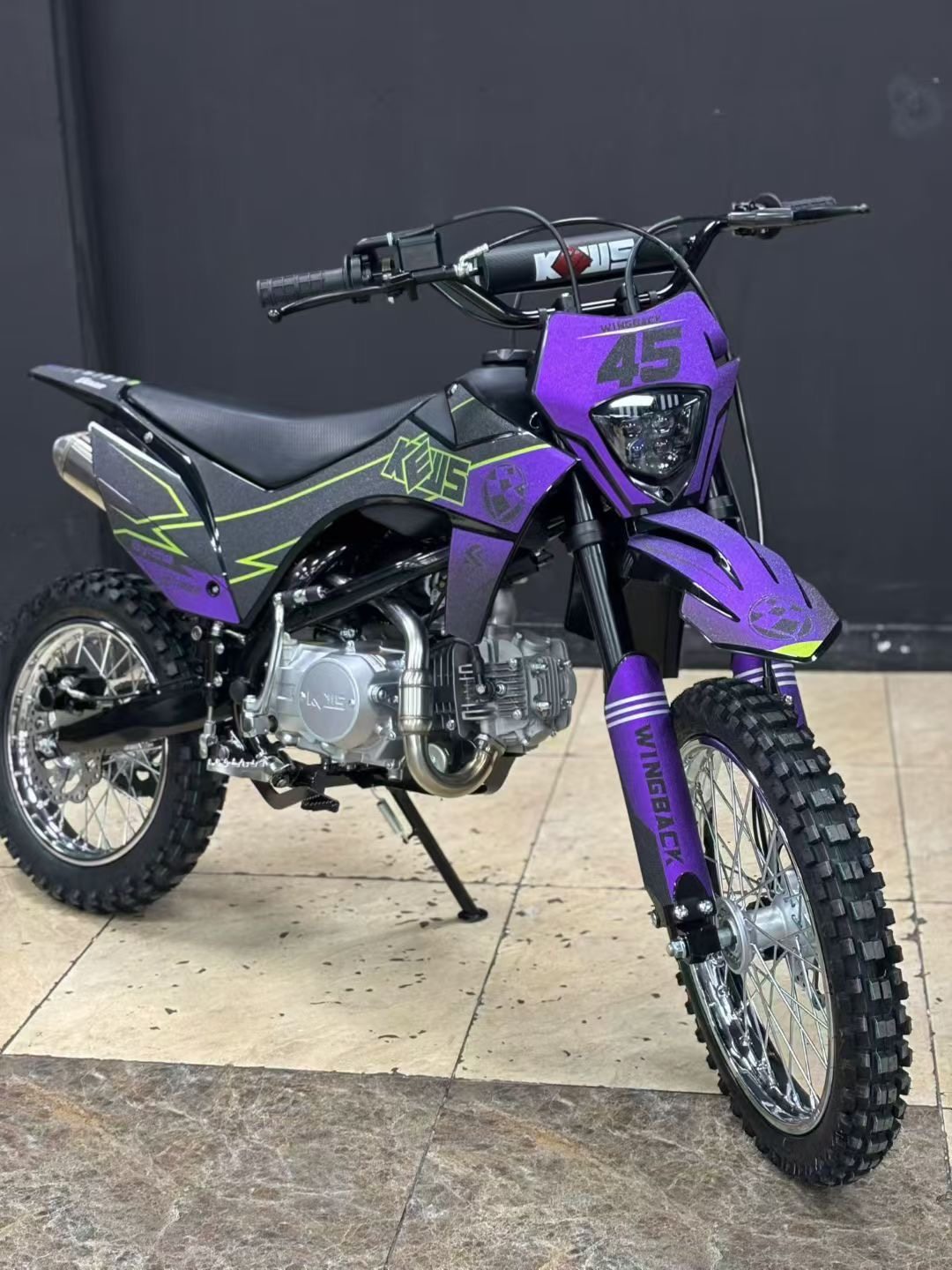 新款克维思K61 宗申125cc卧制发动机儿童青少年入门专业场地车