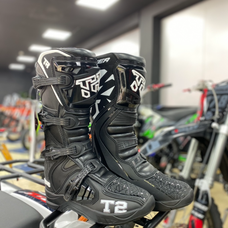 TR虎牌越野靴摩托车骑行长靴林道防摔拉力靴子骑士装备赛车鞋 男