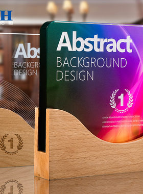 实木质水晶奖杯定制定做2021新款高档大气创意刻字奖牌授权牌年会