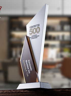 奖杯定制K9水晶奖杯定制高档授权牌荣誉颁奖优秀员工创意奖杯年会