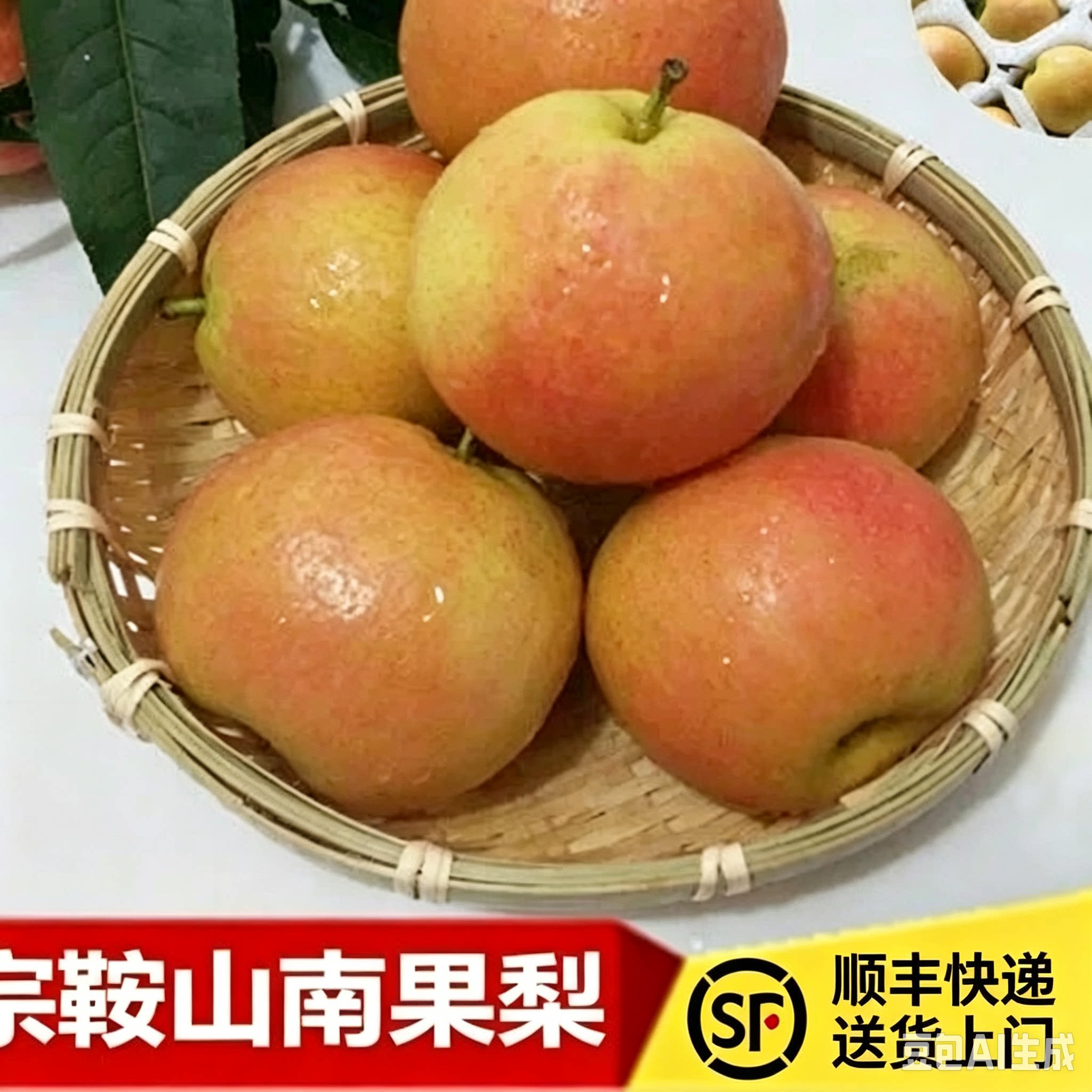 正宗鞍山海城大屯南果梨5斤包邮