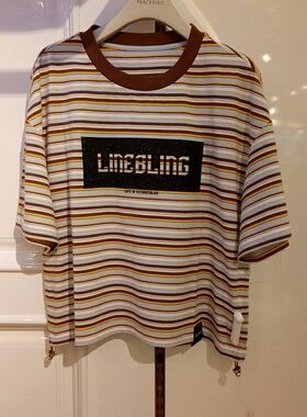 2022年夏季A2DA82629休闲百搭宽松时尚条纹针织衫A2DA82629A0