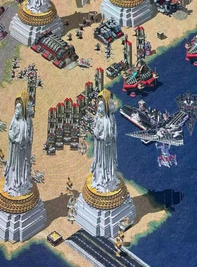 红警2南天门6.2升级版科技时代安装包 电脑版红色警戒单机版游戏