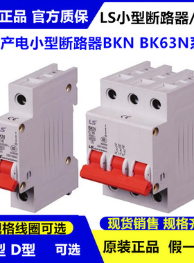 原装LG/LS产电小型断路器BK63N/空开BKN-1P/2P/3P/4P C型D型BKH