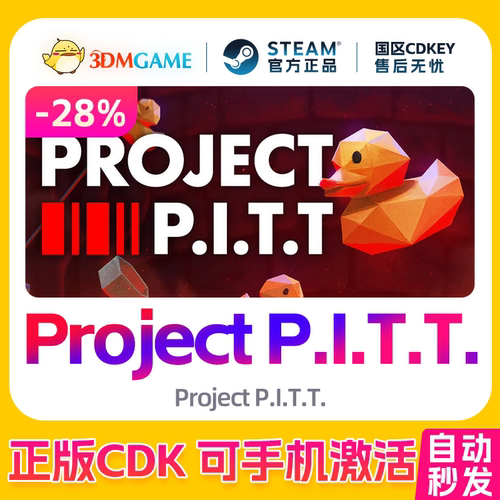 Steam正版激活码 Project P.I.T.T. 国区CDKEY 真入库