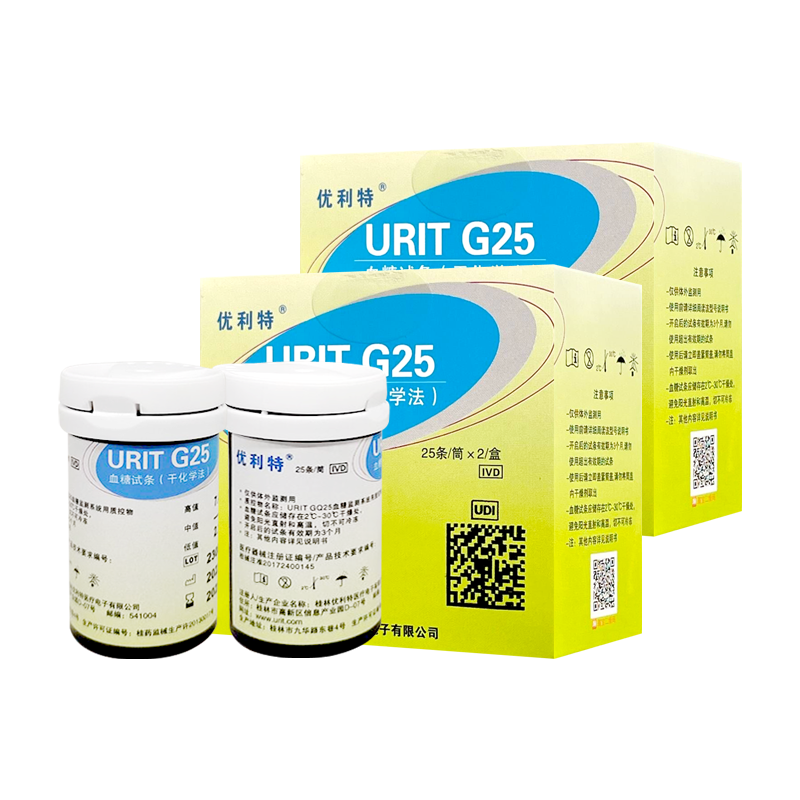 优利特URITG25血糖试纸