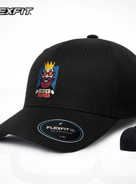 flexfit nu系列硬顶刺绣棒球帽防晒遮阳全封闭弹力鸭舌帽子