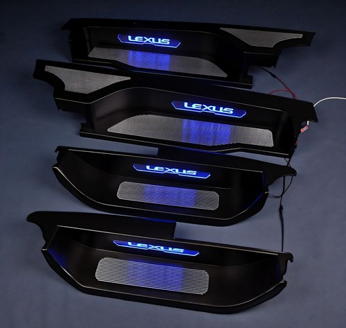 专用丰田埃尔法门槛条alphard30系脚踏改装vellfire迎宾踏板带灯