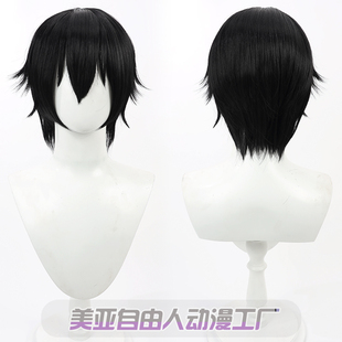 【自由人】叛逆的鲁路修cos假发黑色日常Code Geass反逆的勒鲁什