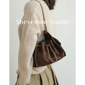 秋冬包包女款 Shevennie真皮手提单肩托特水桶通勤腋下包 2025新款