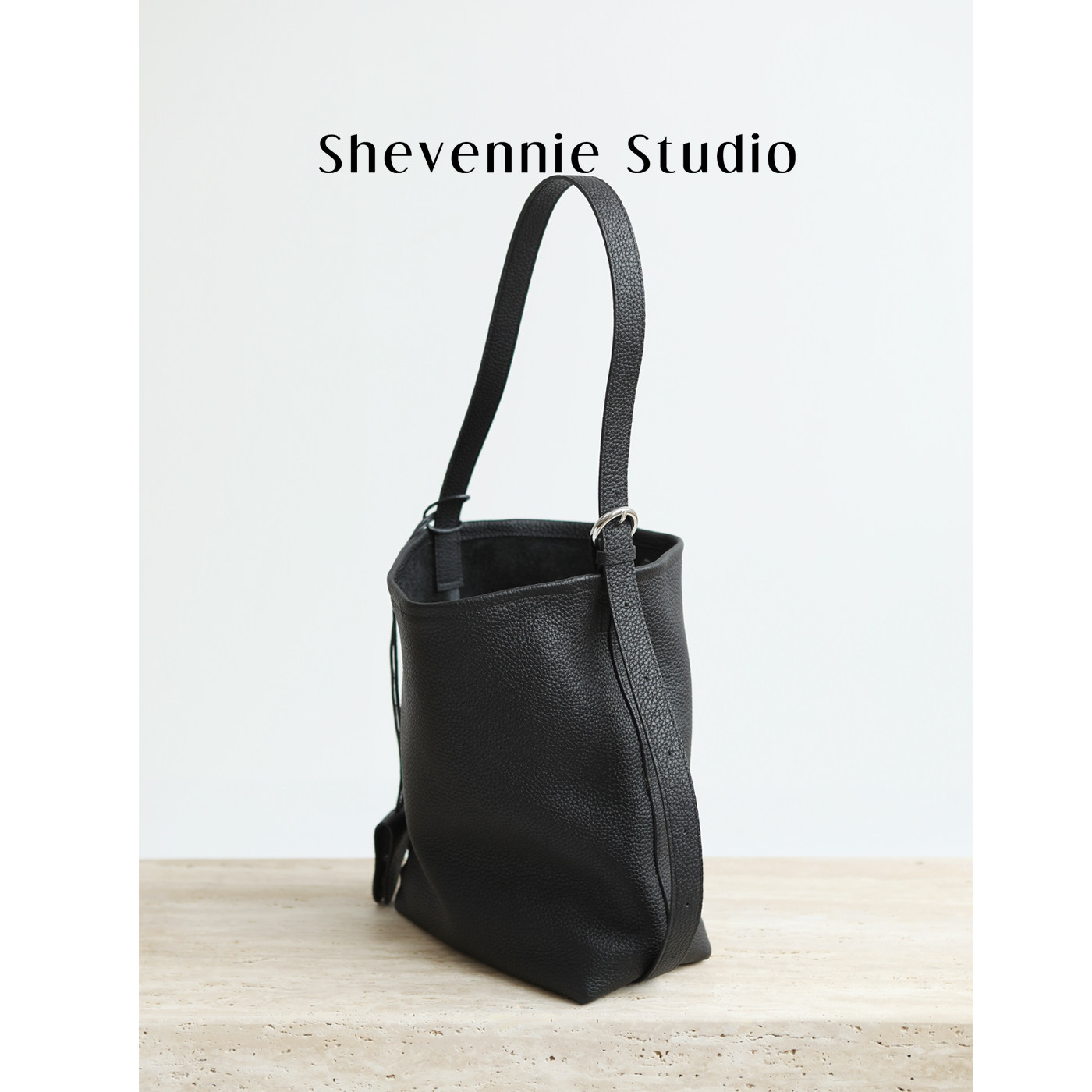 Shevennie2026头层牛皮水桶包简约百搭大容量托特包高级感单肩包,箱包皮具/热销女包/男包,通用款女包,淘宝优惠券,粉丝福利购,淘宝优惠卷