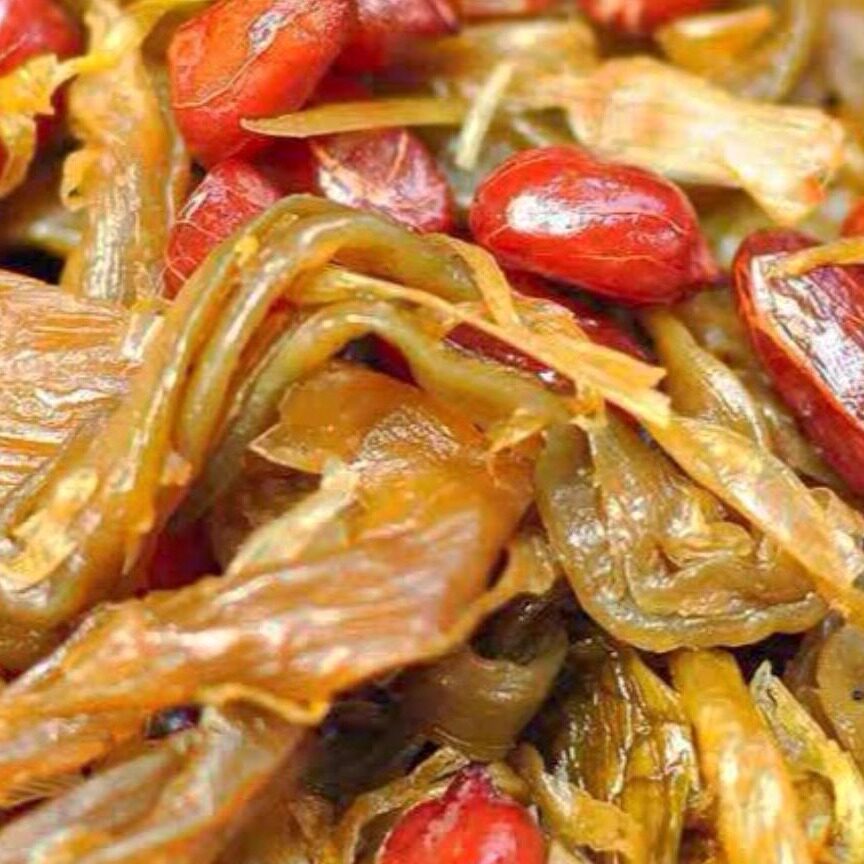 24年新笋花生杭州临安多味笋丝花生农家即食笋干零食袋装500g100g