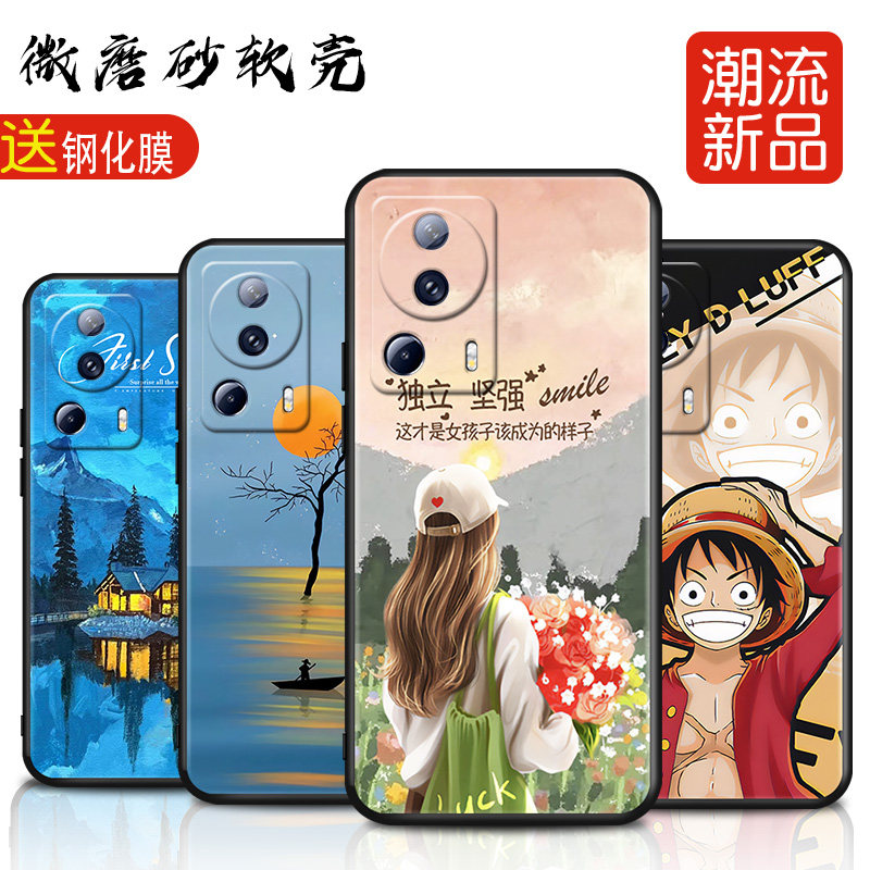 适用小米civi2手机壳xiaomicivi保护套micivi男女外壳米civi软后壳mic1v1蜡笔小新海贼王路飞订定制