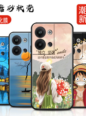 适用于OPPORENO9手机壳ren保护套rano男女外壳reao/rneo/reon/roen瑞诺reo/renno软后壳路飞订定制
