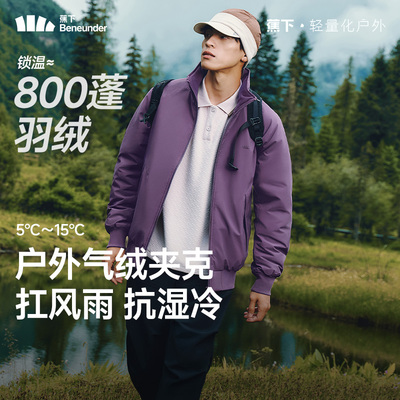 蕉下飞行员夹克男款立领气绒服