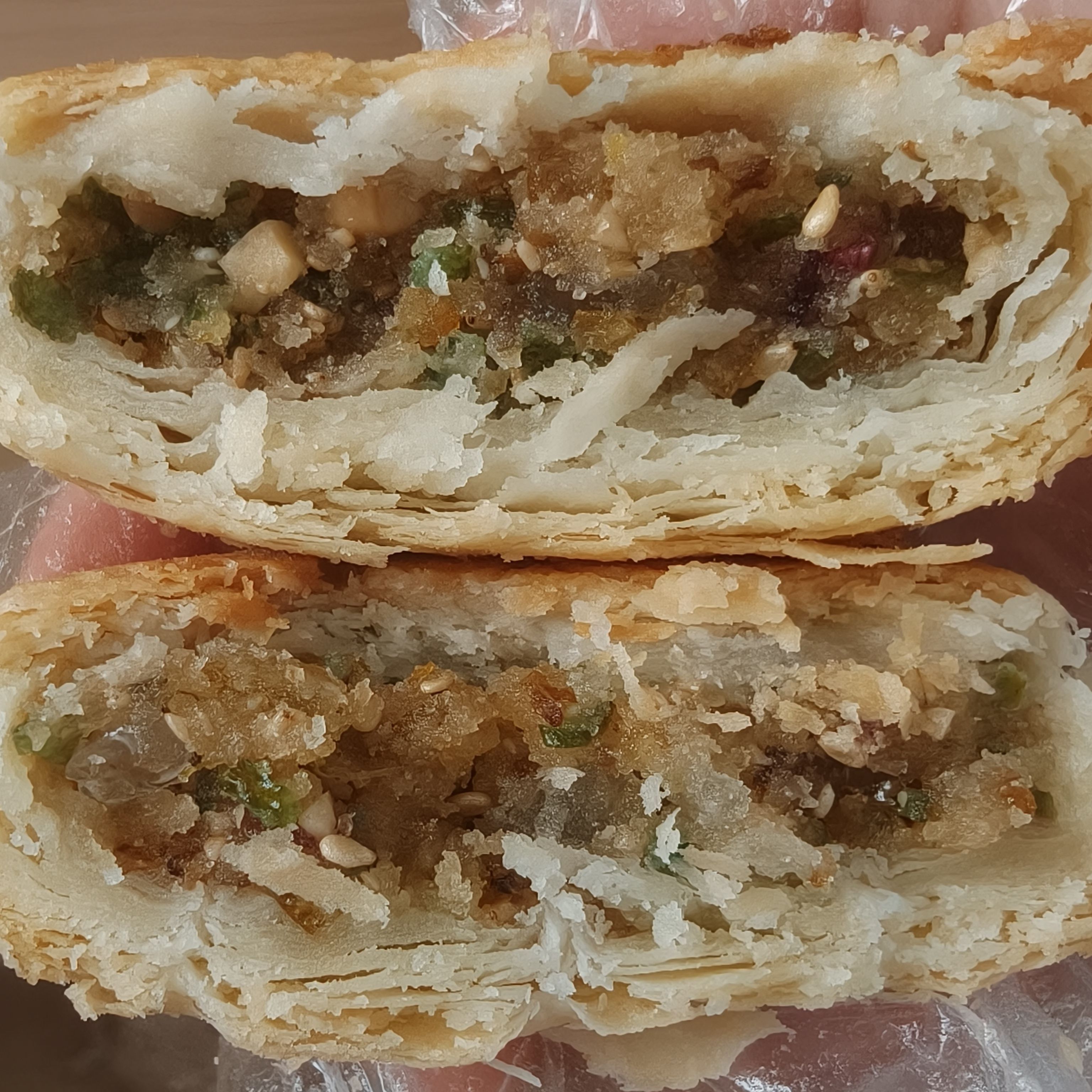 老式冰糖月饼湖南特色美食香酥浓中式糕点/新中式糕点