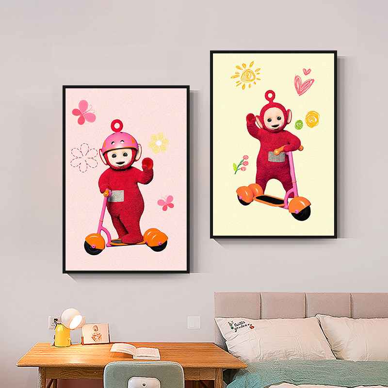 数字油画天线宝宝可爱卡通人物diy减压手工填色打发时间休闲减压