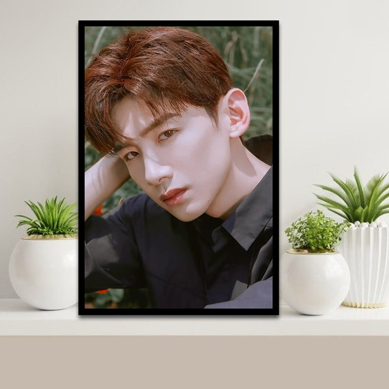 数字油画diy手绘填色明星男演员白敬亭填色创意休闲装饰画送礼物