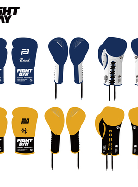 FIGHTDAY高端定制拳击马毛拳套DIY自定义训练比赛手套