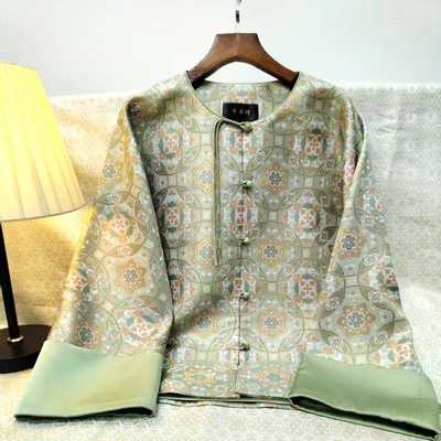 新中式国风短外套唐装对襟上衣