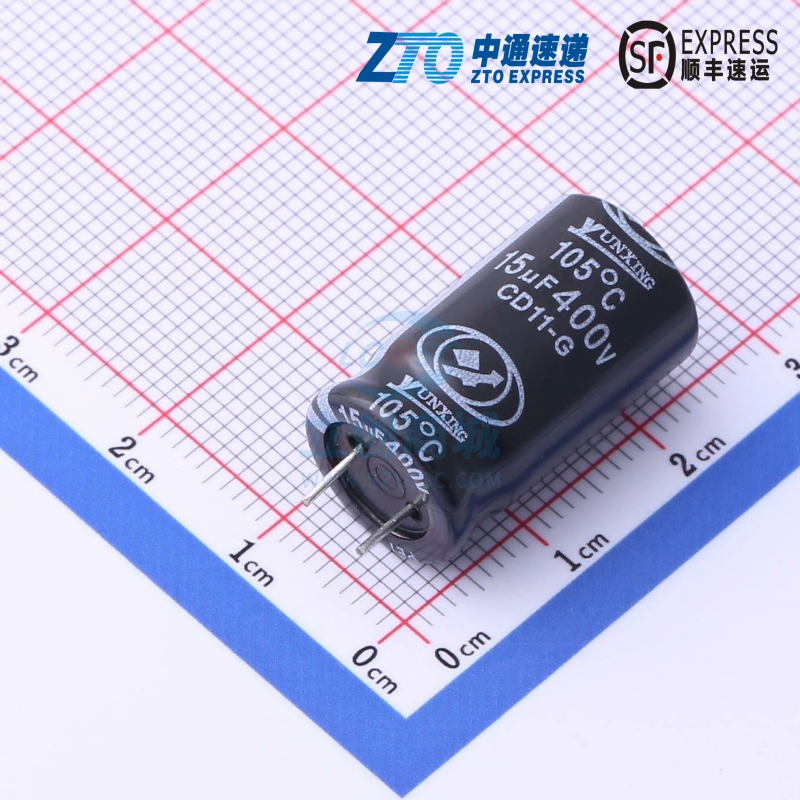 直插铝电解电容 ECG2GM150J21CTBVZC-L=4径向引线,12x21mm Yunxi