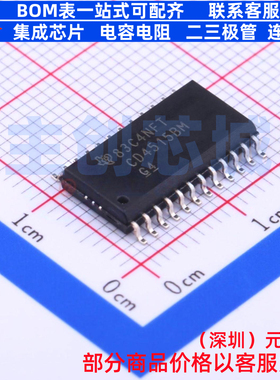 信号开关/编解码器/多路复用器 CD4515BM96 SOIC-24 TI/德州