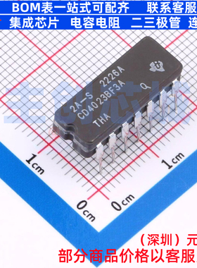 逻辑门 CD4023BF3A - TI/德州 电子元器件配单全新原装