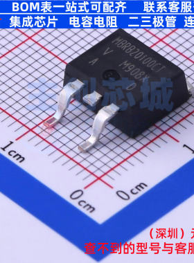 肖特基二极管 VS-MBRB20100CTR-M3 D2PAK VISHAY(威世) 全新原装