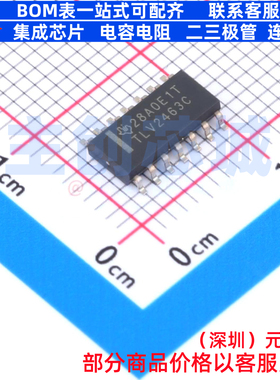 运算放大器 TLV2463CDR SOIC-14 TI/德州 电子元器件配单全新原装