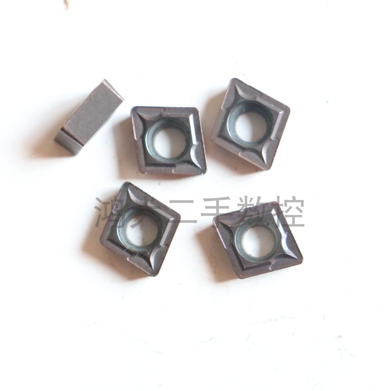 二手三菱菱形单面刀片CCMT120404 /CCMT120408 VP15TF 加工不锈钢