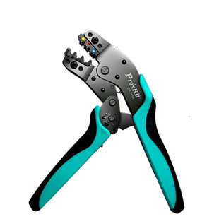 台湾宝工压线钳端子钳绝缘管型裸连续杜邦莫士JST端子冷压钳进口