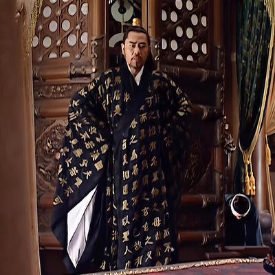 嘉靖帝同款道袍睡衣道德经衣外套国风明朝汉服大明王朝千字袍道服