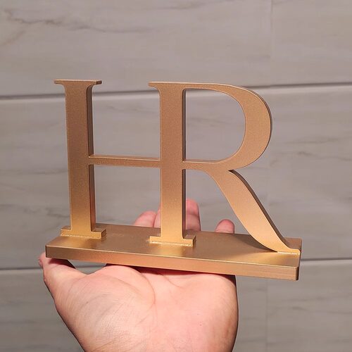 桌面标识牌镜面金色广告牌亚克力