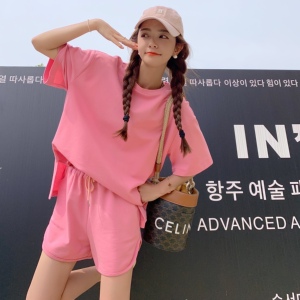 大货 618主推 T恤＋短裤 套装 262A-S900-P100-K148,女装职业装,Yologo