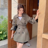 【2024秋】大货已出新色中短款风衣262A-S185-P115-K168，女装风衣，Yologo