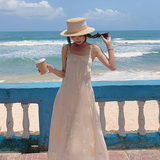 气质香槟色吊带