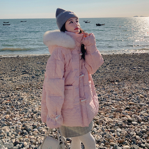 【大货】羊角扣大毛领棉服262A-W115-P185-K268
