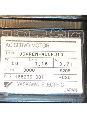 USAREM-A5CFJ13 安川伺服电机