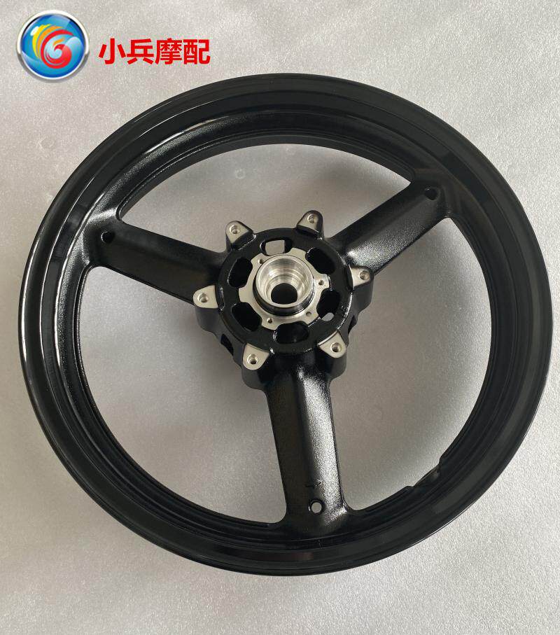 适用铃木骊驰GW250 GW250F/S摩托车前钢圈 前轮毂国四ABS版黑色
