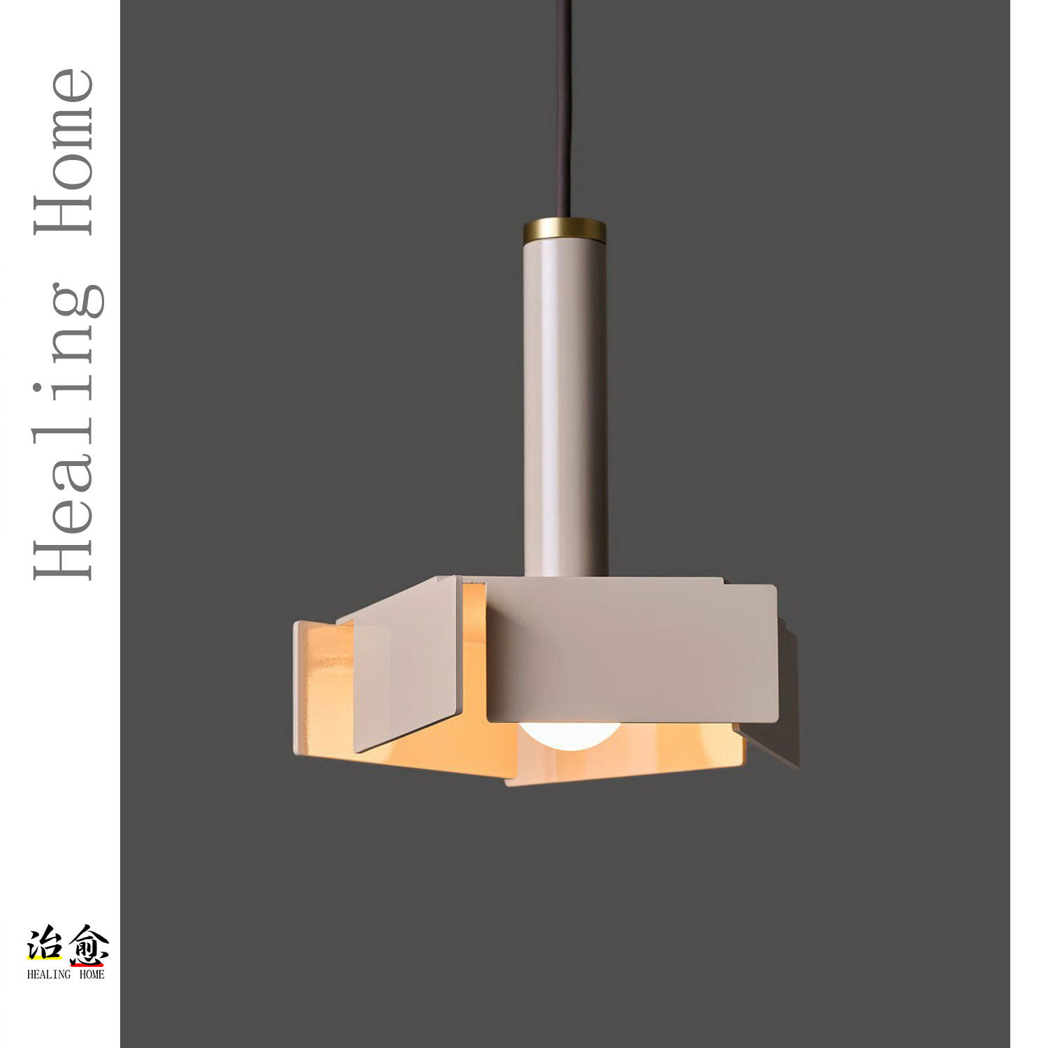 北欧风金属吊灯餐厅客厅卧室床头小吊灯极简风几何吊灯