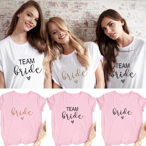 跨境热卖Team Bride印花短袖t恤女装上衣ebay亚马逊速卖通wish