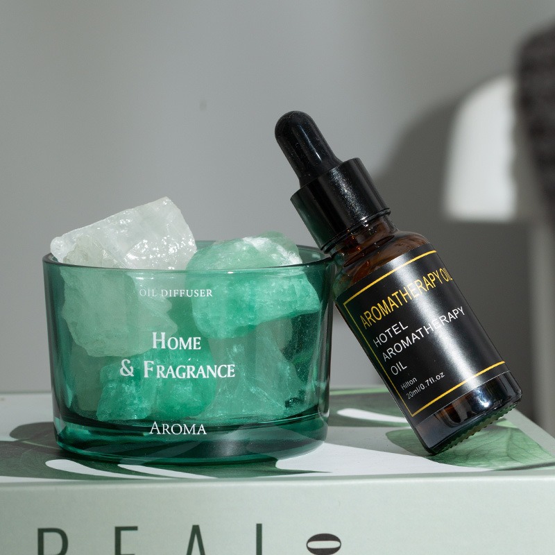 扩香石水晶石无火香薰卧室内女淡