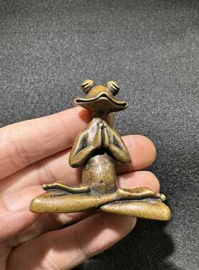 礼品电视柜青蛙摆件陶瓷创意