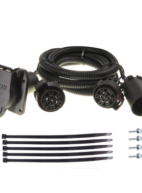 56070 HC3Z-15A416-A美式7针拖车线束配原车7针接头拖车连接器