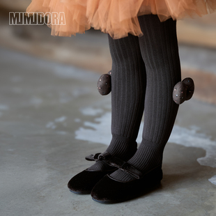 冬季新款宝宝加绒连裤袜婴儿无骨加厚保暖打底裤女童儿童连体袜