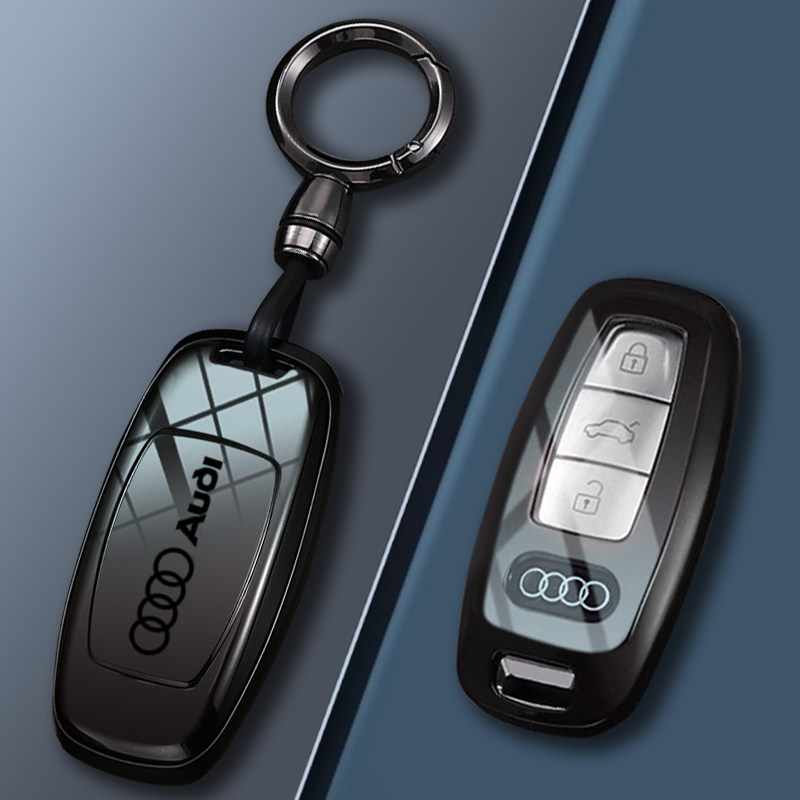 25款奥迪a6l钥匙套a3车a7l壳q7男士a8 q6高档q4etron扣2024高级感
