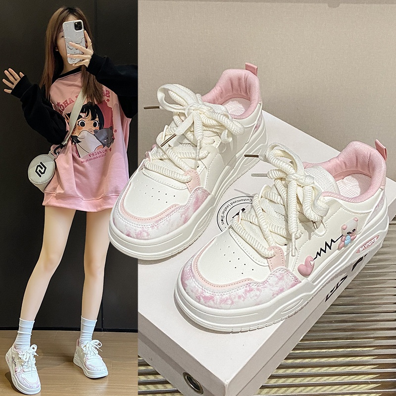 2025小白鞋女春季新款韩版ins女学生休闲运动百搭板鞋街拍P308